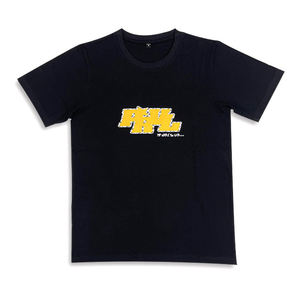 เสื้อยืดคอกลมแขนสั้นสีดำ ยูนิเซ็กซ์ ผ้าฝ้าย 100% พิมพ์ลายโลโก้ด้านหน้า ทรงปกติ ระบายอากาศได้ดี ใส่ได้ทุกฤดู เหมาะสำหรับทีม สามารถสั่งทำได้ - Product Image 2