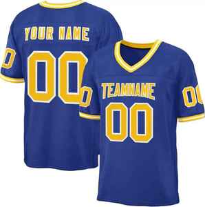 Camiseta de Fútbol Americano Sublimada de Alta Calidad, Personalizable con Logotipo, para Fanáticos del Club de Fútbol, Uniforme Nuevo 2026, Nombre y Número, Precio Económico - Product Image 5