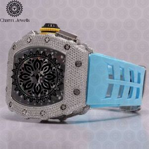 Montre de Luxe Charm_Jewells en Acier Inoxydable, Boîtier 40mm, Cadran Analogique, Verre Saphir, Lumineuse, Mécanique, Étanche 10 ATM, pour Homme Tendance - Product Image 1