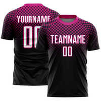 Maillot de football rose vif de haute qualité, best-seller, nouvelle arrivée, maillot de football de France avec nom personnalisé imprimé, uniforme d'équipe