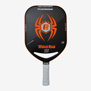 Raquette de pickleball en fibre de carbone personnalisable avec noyau en nid d'abeille pagaies en caoutchouc épais - Product Image 1
