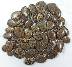 Fournisseur de pierres précieuses en vrac de jaspe astéroïde naturel, cabochons, pierres à facettes, cristal, export en gros, Inde - Product Image 5