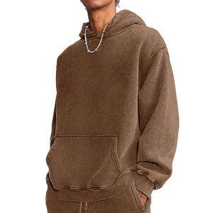 Sudadera con Capucha Personalizada al por Mayor, de Invierno, Lisa, Gruesa, con Hombros Caídos, Tallas Grandes, de Alta Calidad, Ecológica y Suave al Tacto para Hombre - Product Image 2