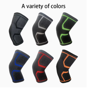 Genouillères de compression unisexes respirantes à enfiler, lot de 2, pour le sport et la protection - Product Image 4