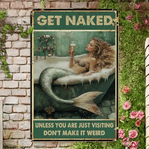 CIFbuy Targa in Alluminio Vintage Rustica 12x8 Pollici, Decorazione Creativa e Originale per Casa e Bar, per Servizio di Ritiro TikTok per Temu - Product Image 1