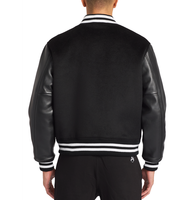 Veste en cuir d'hiver pour homme Avirex USA Natural Varsity Edition, imperméable, respirante, écologique, réversible