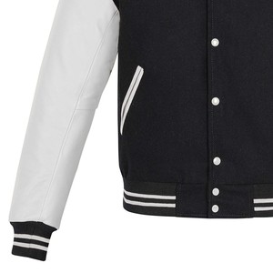 Veste universitaire unisexe décontractée, motif patchwork géométrique, hiver, anti-plis, haute qualité, prix abordable, sur mesure - Product Image 1
