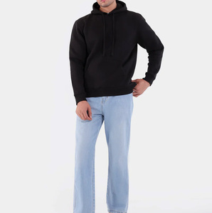 Sweat-shirts à capuche unisexes 100% coton 480 g/m² en molleton épais respirant style hip-hop écologique avec poche et broderie 3D - Product Image 2