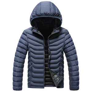 Chaqueta Acolchada Personalizada para Hombre, Chaqueta de Plumón con Relleno de Burbujas, Material de Poliéster y Nailon de Alta Calidad, Sostenible para Invierno - Product Image 4