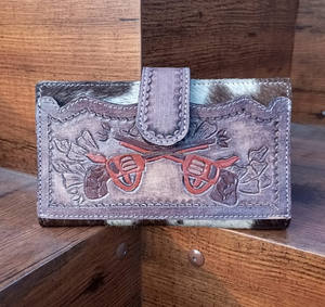 Nuevo bolso de cuero de piel de vaca hecho a mano Real Western para mujer, bolso de noche elegante y embrague de piel con herramientas, Conjunto Combinado único - Product Image 4