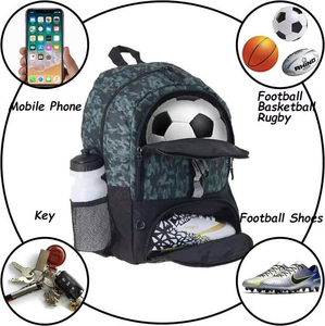 Sacs de football Nouvelle Arrivée Sacs de football personnalisés Nouveau design dernier cri Multifonctionnels Durables Légers Sacs de football pour activités de plein air et fitness - Product Image 5