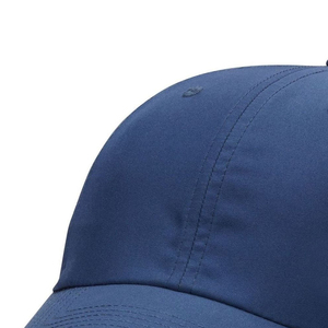 Blue 6-Panel Baseball Cap Adjustable Back Closure Unisex Casual Solid Color Twill Fabric Adult <b>Hat</b> - Product Image 6