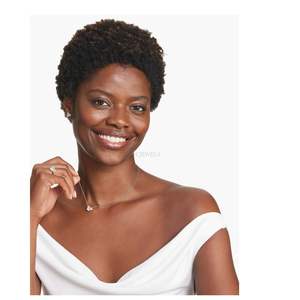 Collar con Diamante de Laboratorio de 0.50 Quilates para Damas de Honor y Bodas, Elegante Colgante Redondo de Oro con Solitario, Gema Sostenible - Product Image 1