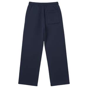 Ensemble décontracté pour homme : sweat à capuche zippé épais et pantalon de jogging en coton doux, style streetwear, couleur marine, ensemble de vêtements de sport tendance - Product Image 4