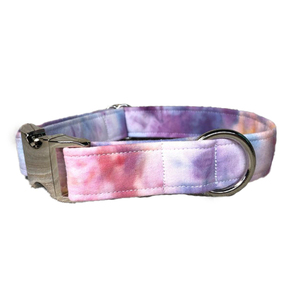 Solid Color Nylon Dog Collar Adjustable Buckle Closure Simple Style for Dogs All Seasons - Product Image 3