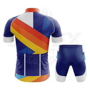 Maillot de cyclisme personnalisé avec logo pour hommes, ensembles d'uniformes de vélo en gros, maillots de vélo OEM, vêtements de cyclisme haut de gamme - Product Image 4