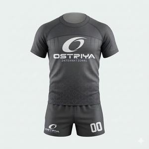 Uniforme de Voleibol de Manga Corta con Cuello en V de Alta Calidad, Nombre/Número Personalizado, Logotipo Frontal, Nombre del Equipo Personalizado, Ropa Profesional para Equipos - Product Image 2