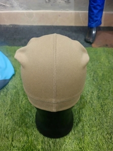Men's Beige <b>Beanie</b> Hat Knit Cuffed Winter Cap Unisex Streetwear <b>Skull</b> Cap Custom Logo Wholesale Fashion Accessory - Product Image 2