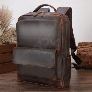 Mochila de Cuero de Lujo, Mochila de Cuero Vintage, Mochila de Cuero Premium, Bolsa Organizadora Inteligente - Product Image 4