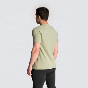Camiseta Técnica Ligera de Cuello Redondo para Hombre, de Poliéster/Algodón, Transpirable, de Secado Rápido, Antiarrugas, de Manga Corta, Cómoda y Formal - Product Image 2