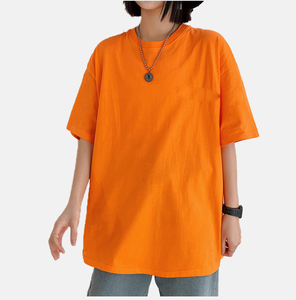 T-shirt surdimensionné personnalisé pour homme en polyester/coton avec impression numérique du logo sur le devant, écologique et à séchage rapide - Product Image 2