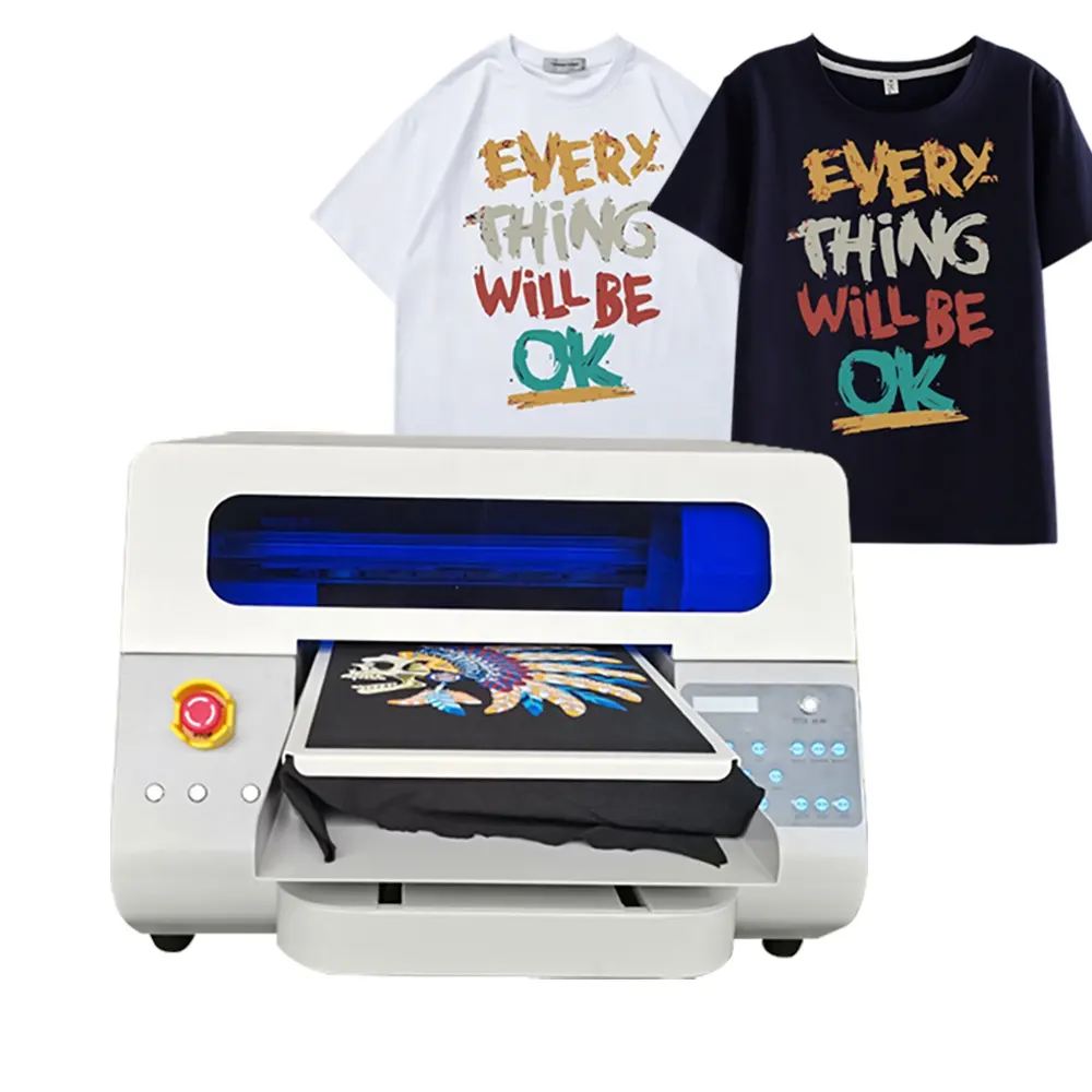 Venta caliente impresora dtg impresora a3 tamaño impresora camiseta a3 ropa impresora dtg directo a prenda