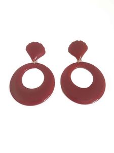 Boucles d'oreilles classiques en résine pour femmes H a CRAFT avec design géométrique pour les occasions de fête - Product Image 2