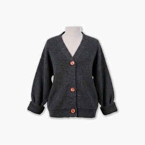 เสื้อคาร์ดิแกนแบบยูนิเซ็กซ์ ผ้าฝ้าย 100% ระบายอากาศดี คอวี กันยับ แห้งเร็ว หนา คุณภาพสูง สีพื้น 500 กรัม สำหรับฤดูใบไม้ร่วง ขายส่ง - Product Image 5