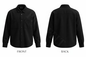 Camisa de Vestir con Botones y Bolsillos, Estilo Casual y Elegante, de Manga Larga, Fabricada con Tela Personalizada por Pro Felt Custom Clothing Manufacturer - Product Image 2