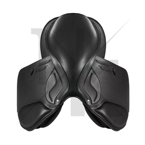 High Quality Durable <b>Soft</b> Genuine Leather Dressage Saddle Wood Tree Luxury English Horse Racing Equestrian Products - Product Image 4