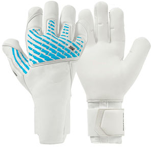 Guantes de Portero de Fútbol Personalizables de la Gama Profesional 2020 de MADNI LEATHER INDUSTRIES, Material de Malla Popcorn, Cierre de Gancho y Bucle - Product Image 2