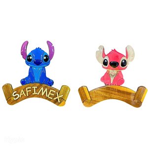 Christmas Gift and Souvenir for Kids Wooden Plaques <b>Door</b> Hanging Cartoon Decorate Name Sign Kids Design from Vietnam Factory - Product Image 5
