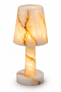 Lampe Obélisque en Onyx Blanc Naturel Poli, Faite à la Main, Lumière de Nuit Pyramide en Albâtre Scintillante, Décoration d'Intérieur, Vente en Gros - Product Image 5