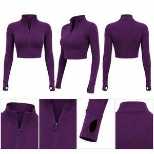 Conjunto de Yoga de 2 Piezas para Mujer, Leggings de Cintura Alta, Sujetador Deportivo, Cuello Alto, Tirantes No Convertibles, Transpirable, de Secado Rápido, SMART - Product Image 3