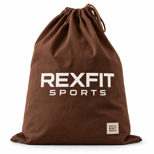 Sac de sport rose REXFIT SPORTS à cordon de serrage, grande capacité, avec logo personnalisé pour les sports d'équipe, les voyages et le linge sale - Product Image 2