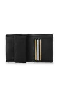 Tarjetero de Cuero Genuino con Logotipo Personalizado Bordado de Alta Calidad al por Mayor, Doble Pliegue, RFID, Corto, Multifuncional, de Gran Capacidad - Product Image 6