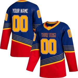 New Style Training Ice Hockey Custom Print Sublimation Club Team Your Logo 100% <b>Polyester</b> Breathable Sportswear Hockey Jersey - Product Image 3