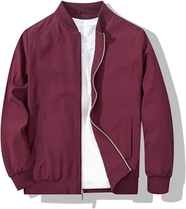 Chaquetas Bomber para Hombre de Alta Calidad, Cómodas para Actividades al Aire Libre, Nuevo Estilo, Tela 100% Poliéster, Chaquetas Bomber Personalizadas para Hombre - Product Image 5
