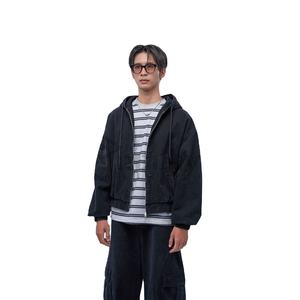 Sweat à capuche zippé pour homme en polaire 100% coton, à manches longues, chaud et doux, pour l'extérieur - Product Image 1