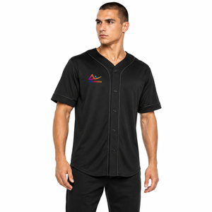 Camiseta Deportiva de Béisbol para Hombre con Mangas Cortas, Tejido Transpirable y Ecológico para Deportes de Verano - Product Image 1