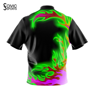 Camisetas de Boliche Personalizadas para Unisex, Ropa de Equipo Personalizada, Camiseta Polo Antibacteriana de Secado Rápido, 100% Poliéster - Product Image 2