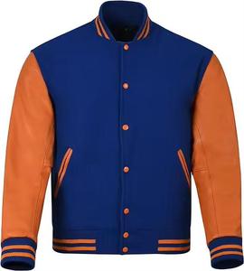 New <b>Men</b> Winter Unisex Button Down College Letterman Bomber Jackets Custom Baseball Varsity Jacket - Product Image 4