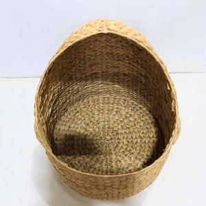 Panier en jacinthe d'eau en forme de requin mignon pour le rangement des jouets d'enfants - Product Image 2