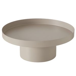 Modern Metal Pedestal Serving Tray Round Decorative Cake <b>Stand</b> Raised Coffee Table Centerpiece Dish Wedding Luxury Home Decor - Product Image 1
