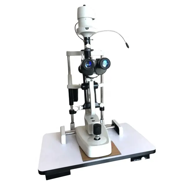 Goedkoopste Prijs Oftalmologie Oogheelkundige Spleet Lamp Microscoop Oculaire Spleet Lamp Optisch Instrument Met Digitale Camera Adapter