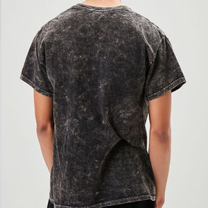 Camiseta de Verano Personalizada con Estampado Gráfico Frontal, Lavada con Ácido, de Manga Corta, Estilo Urbano, 100% Algodón Jersey - Product Image 2