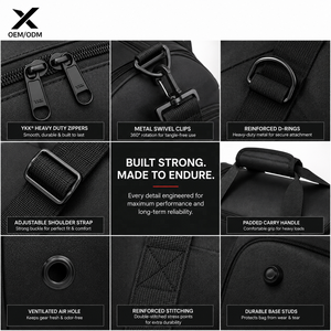 Sac de sport robuste personnalisé OEM ODM pour équipement de boxe et MMA avec compartiment à chaussures, étanche, pour entraînement et voyage - Product Image 5