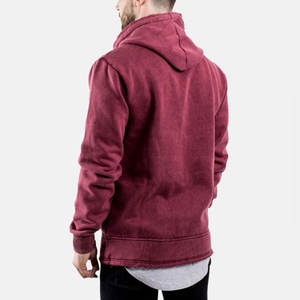 Sudadera con Capucha Vintage de Algodón 100% con Efecto Ácido para Hombre, Estilo Urbano Bordado con Estampado Digital para Invierno - Product Image 2