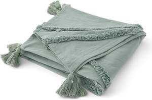 Manta Decorativa Tejida 100% Algodón con Diseño Tufted – Manta Boho Texturizada Hecha a Mano para Sofá, Textil para el Hogar Personalizado OEM - Product Image 6