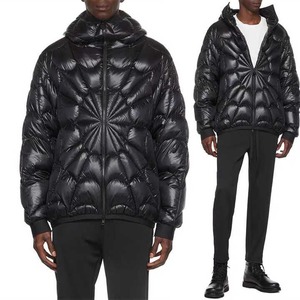Chaqueta Bomber Negra para Hombre, Impermeable, Cortavientos, Acolchada, con Cierre de Cremallera, Chaqueta de Primavera, Gruesa, Holgada, de Manga Larga - Product Image 2